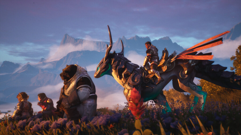 żywa i cukierkowa kolorystyka postaci i świata gry Guild Wars 3